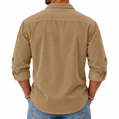 Corduroy Multi Pocket Work Shirt