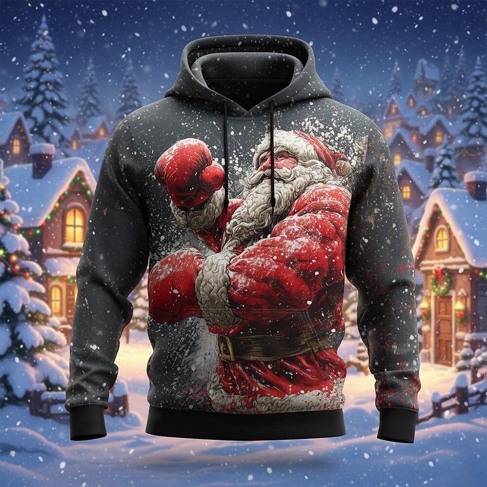 Christmas Muscle Festive Seasonal Hoodie
