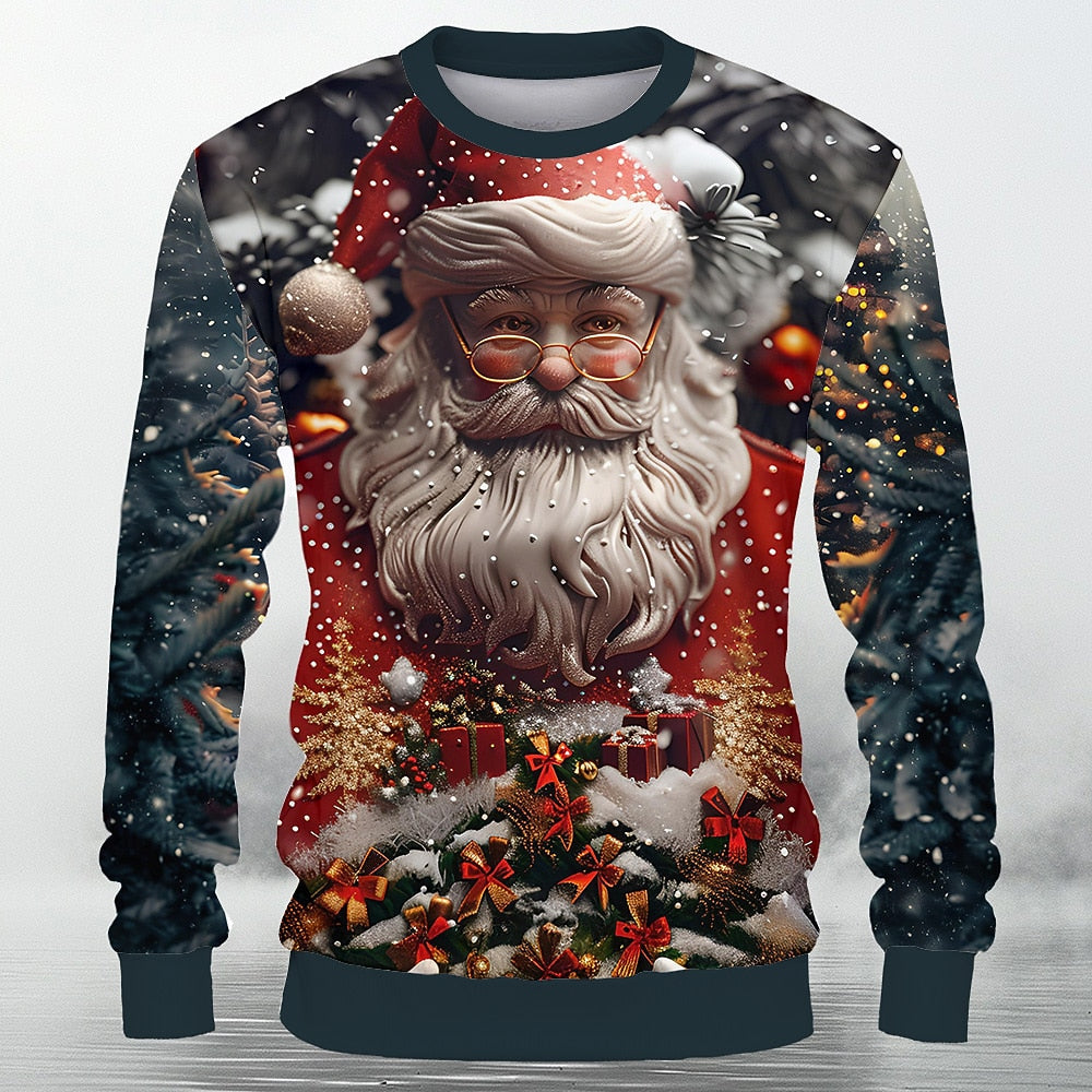 Christmas Santa Festive Holiday Party Sweatshirt