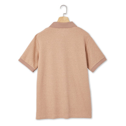 Textured Waffle Polo-Soft Summer Lapel Collar Shirt