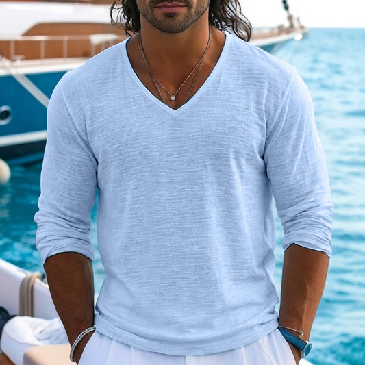Men's Breathable Linen T-shirt