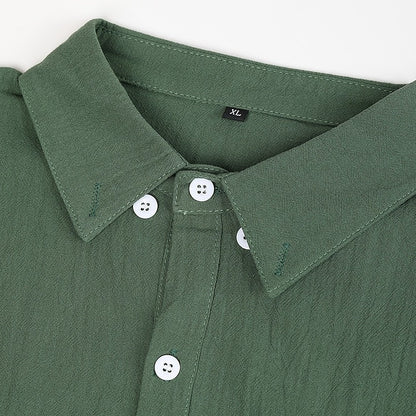 Casual Cotton Linen Shirt - Breathable and comfortable