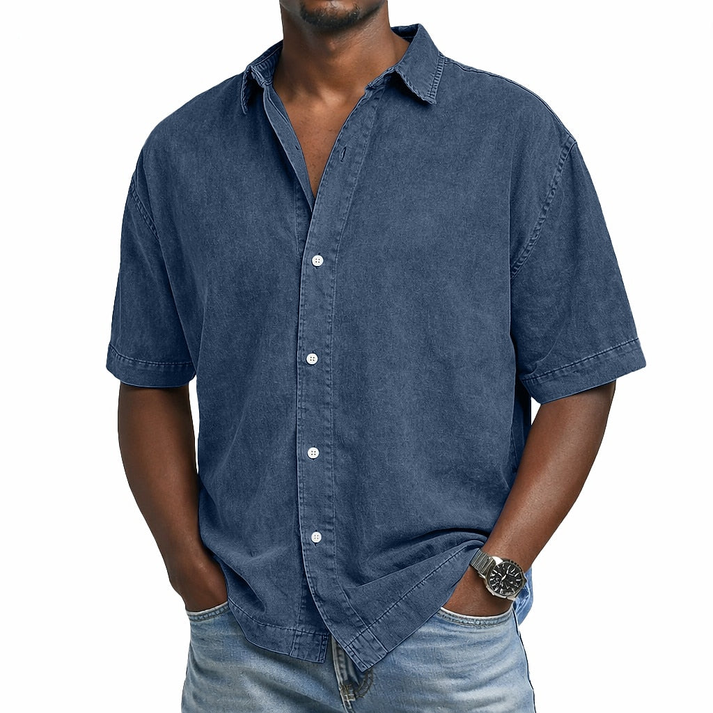 100% Cotton Acid Wash Shirt