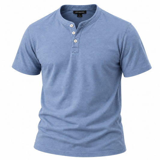 Premium 100% Cotton Refined Everyday Henley