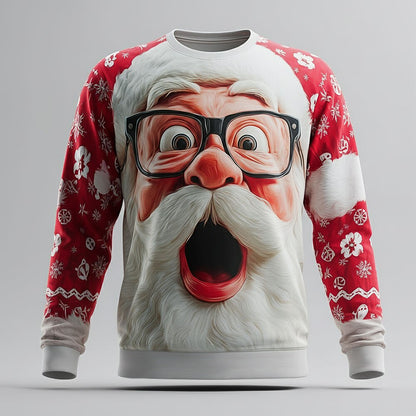Men's Santa Christmas 3D Crewneck Sweatshirt