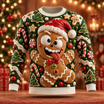 Men's Santa Claus Festive Crewneck Sweatshirt