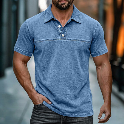 Classic Washed Cotton Polo Shirt