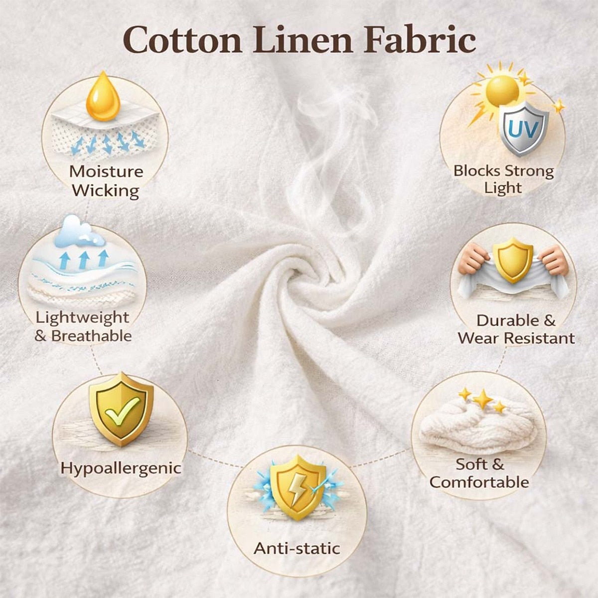 Men's Cotton Linen Pants - Light, Comfortable & Casual