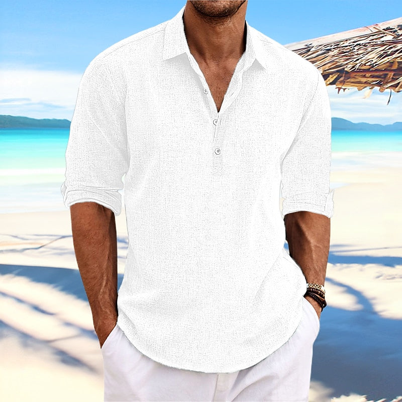 Classic Cotton Linen Shirt