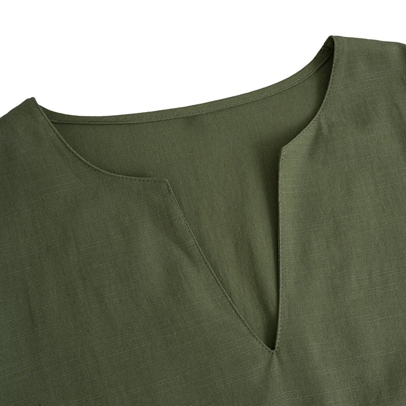 Men's Vacation Linen Shirt - Light & Comfortable