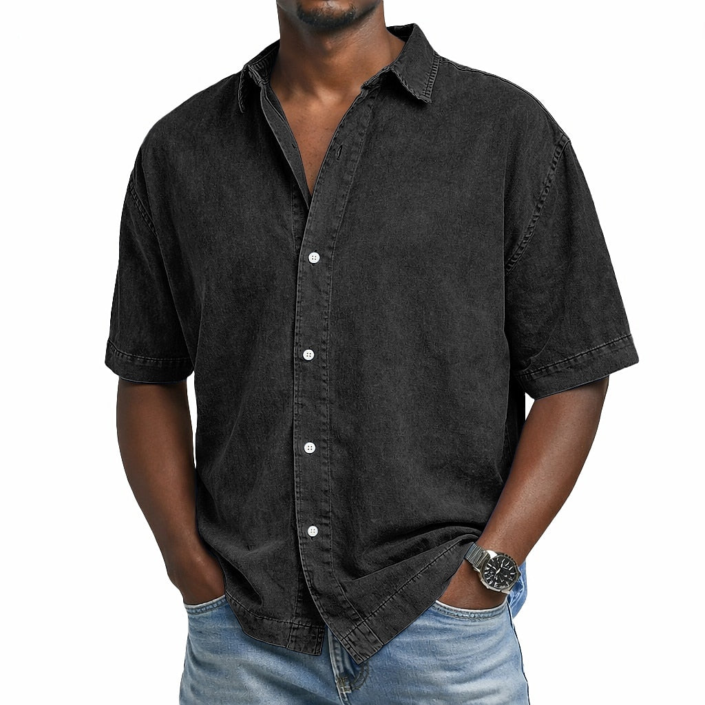 100% Cotton Acid Wash Shirt