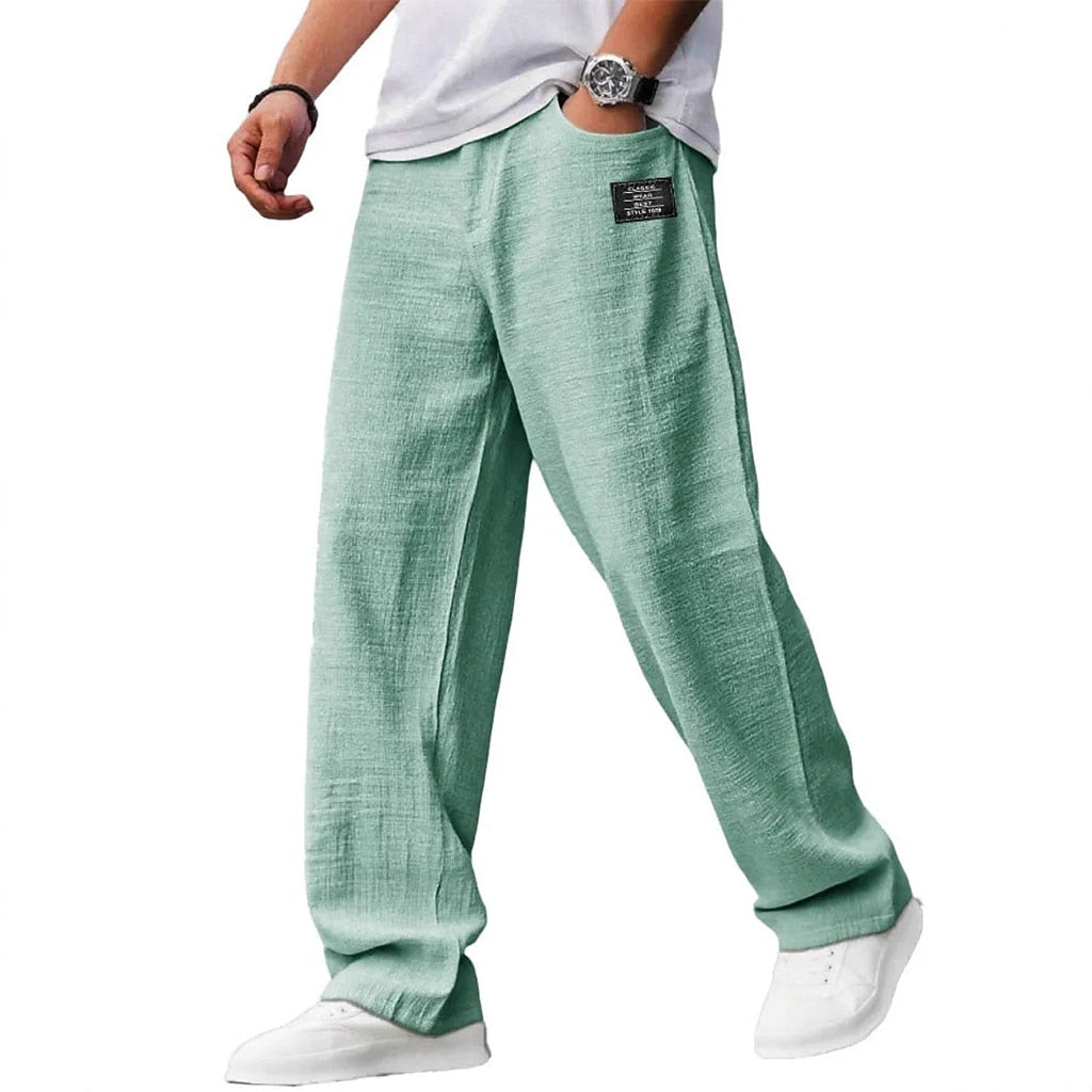 Baggy Cotton Linen Pants - Soft, Breathable, Summer Casual