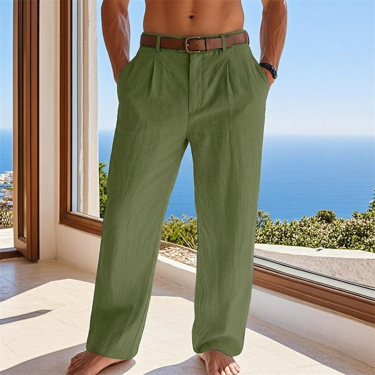 Baggy Linen Pants - Comfortable, Classic Style for Summer