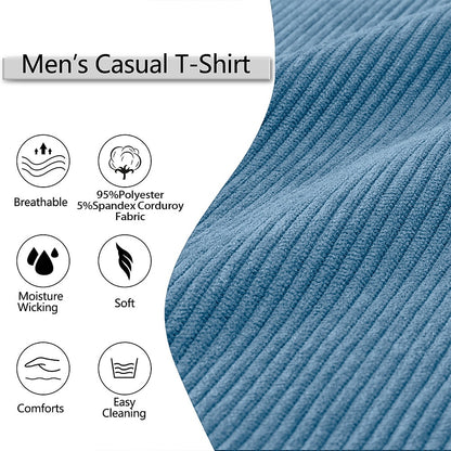 Corduroy Zipped Polo Shirts