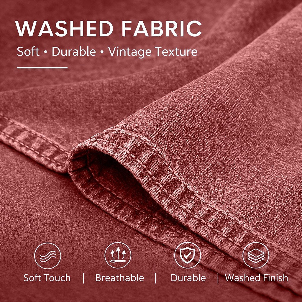 Washed Cotton Western Work Shirt