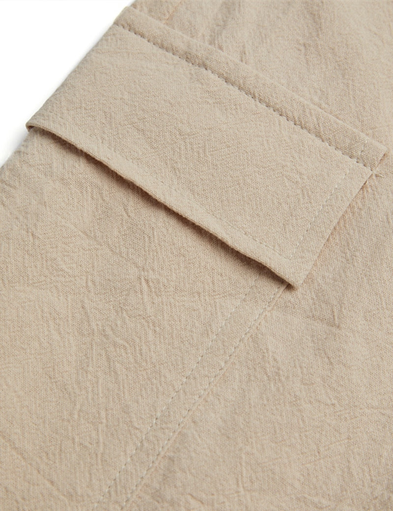 Men's Summer Linen Shorts-Multi-Pocket, Casual & Comfortable