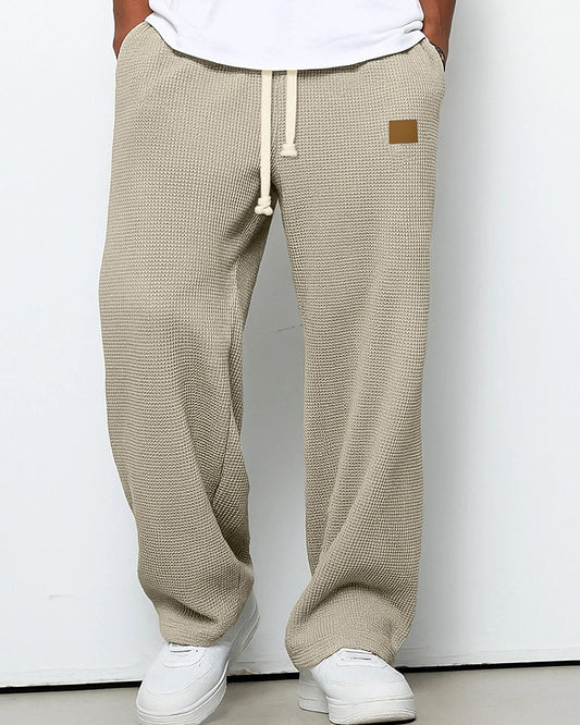 Men's Waffle Drawstring Sweatpants