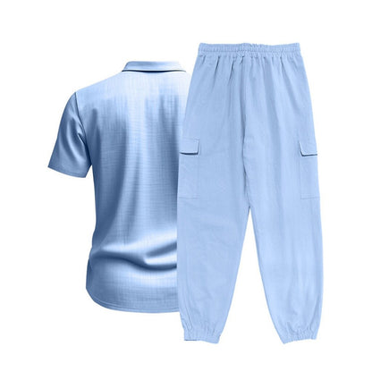 Cotton Linen Set-Shirt and Pants