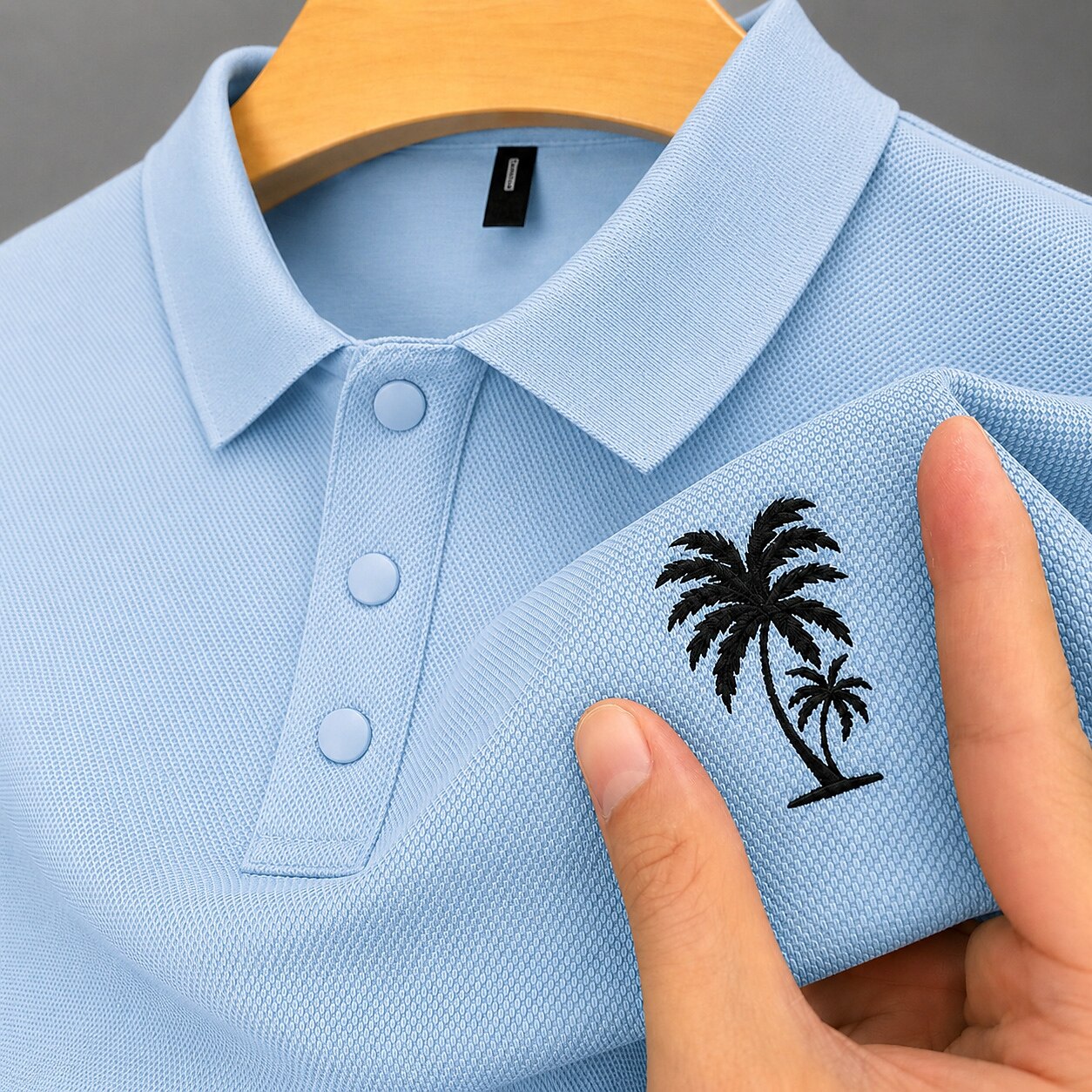 100% Cotton Pique Knit Polo Shirt