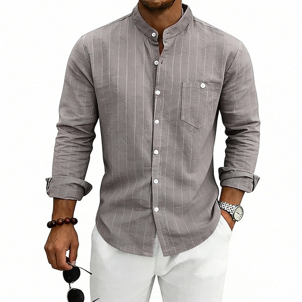 Men's Everyday Cotton Linen Shirt