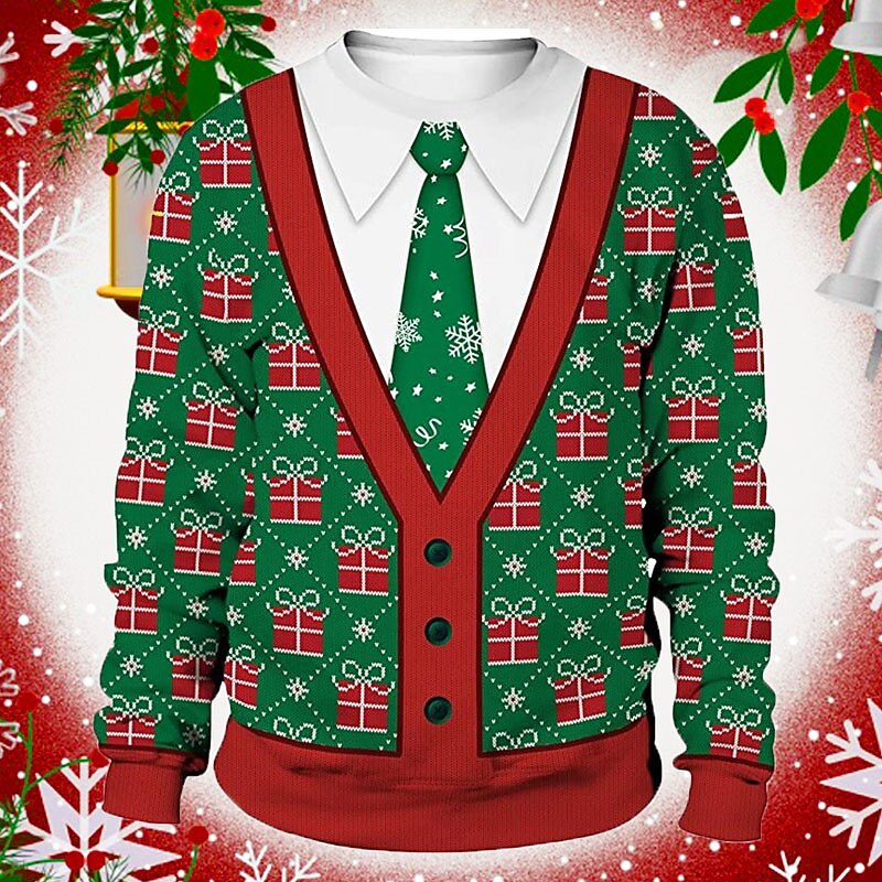 Ugly Christmas Festive Graphic Sweatshirt