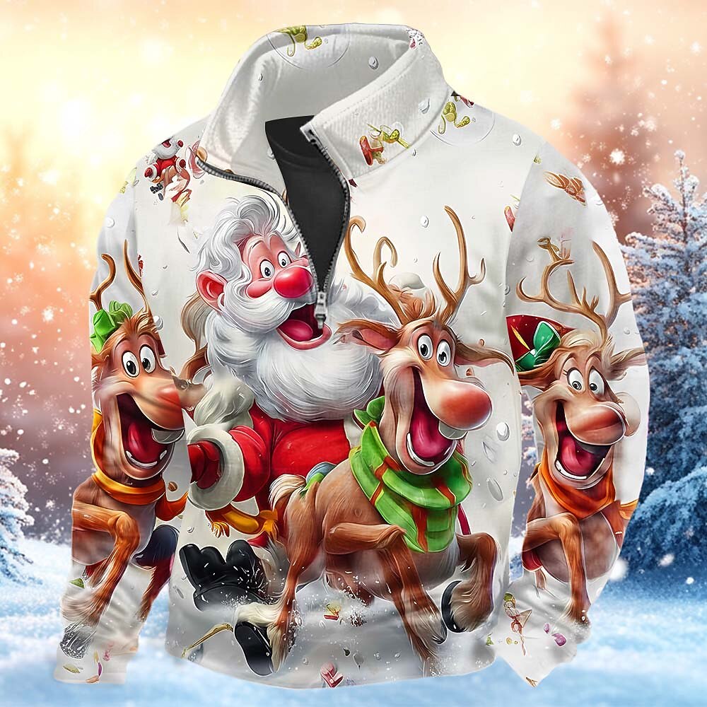 Christmas Santa Claus Streetwear Sweatshirt