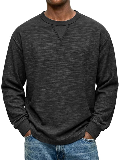 Cozy Crewneck Casual Long Sleeve T-shirts