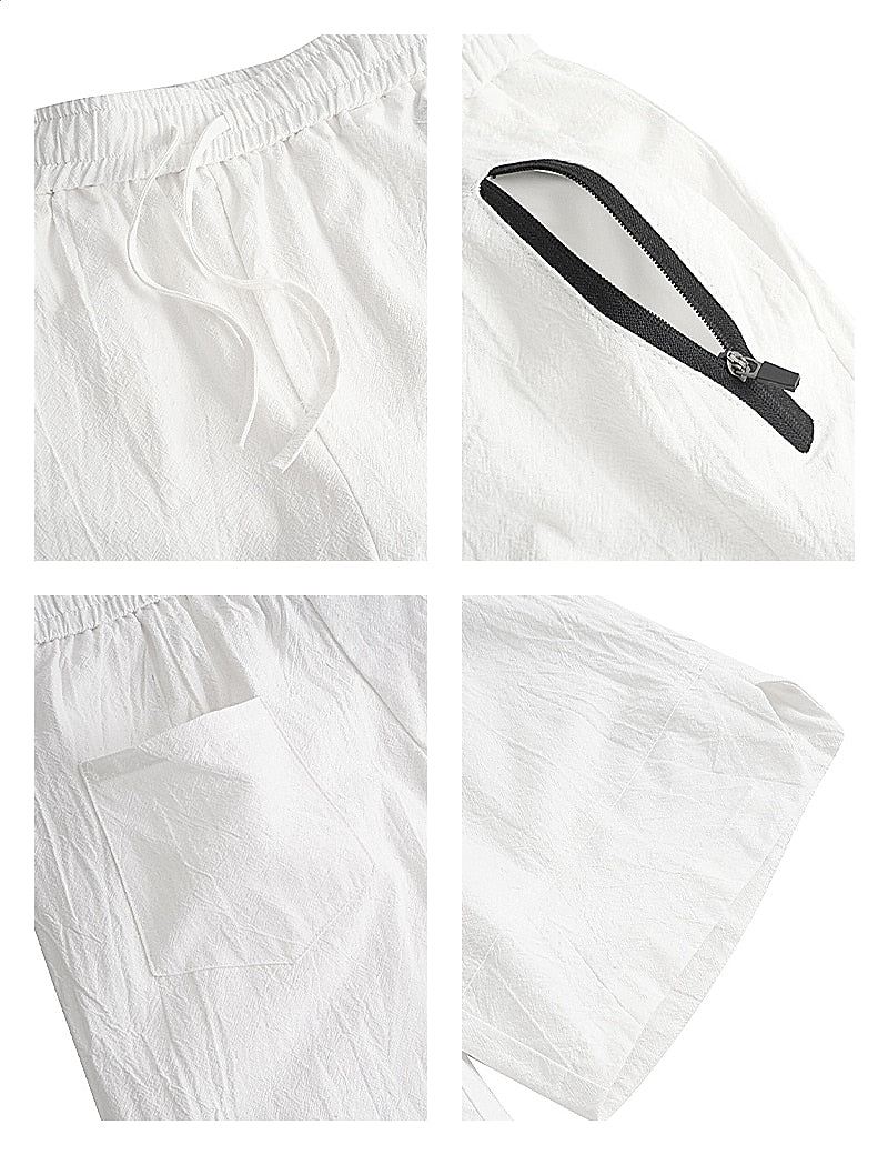 Men's Summer Linen Shorts-Multi-Pocket, Casual & Comfortable