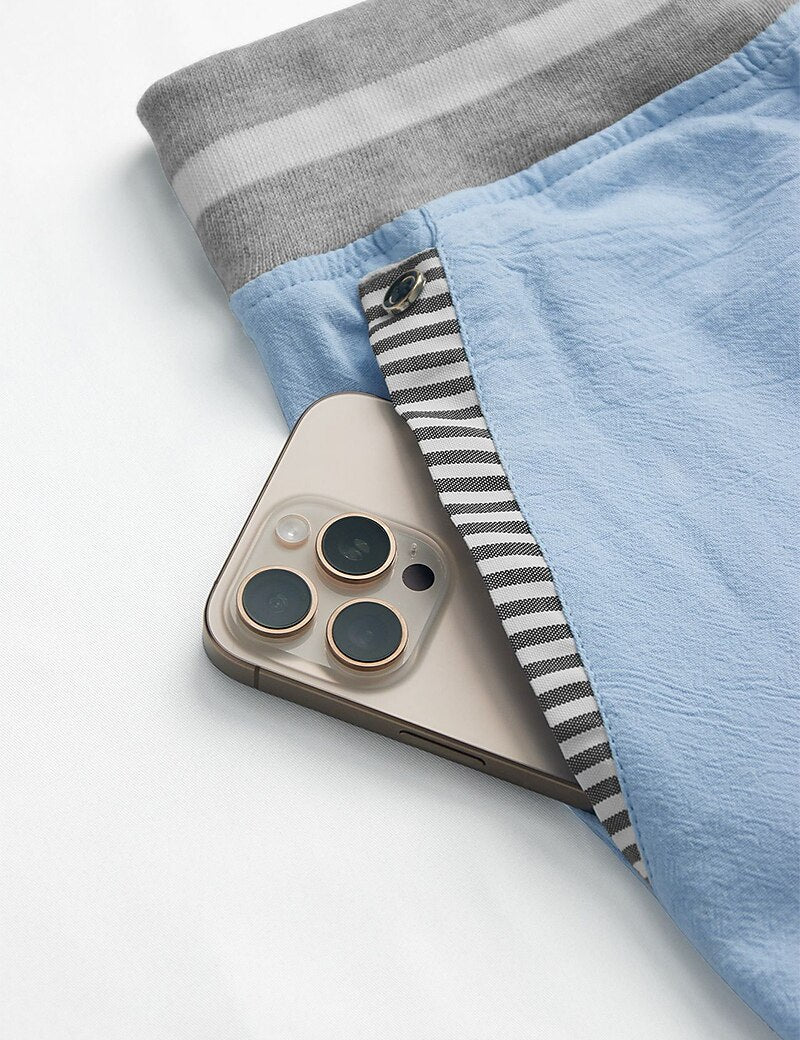 Lightweight Linen Pants With Elastic Waist