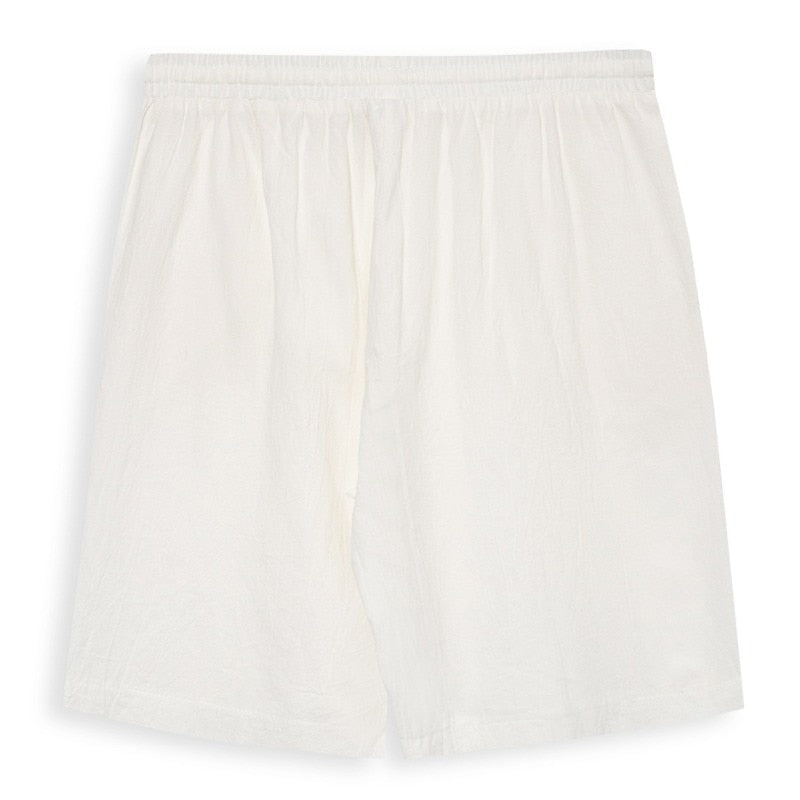 Men's Cotton Shorts –Elastic Waist for All-Day Comfort