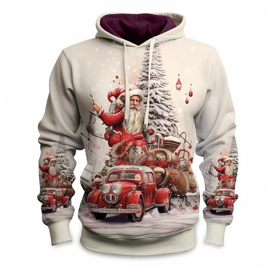 Christmas Highway Festive Funny Hoodie