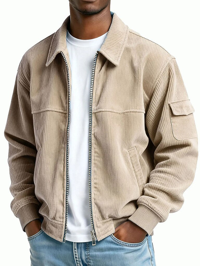 Classic Textured Corduroy Jacket