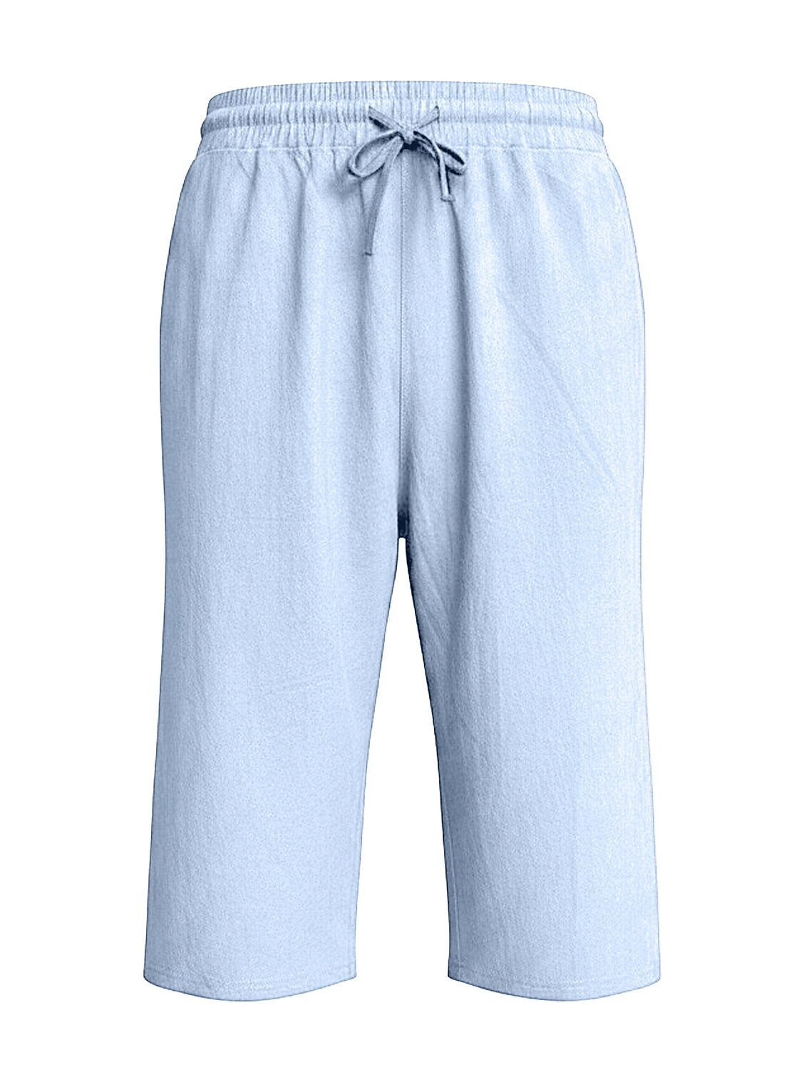 Breathable Linen Shorts With Elastic Waist
