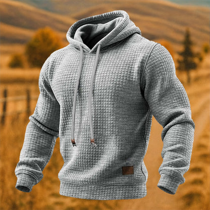 Classic Textured Waffle Hoodie