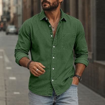 Soft Washed Cotton Casual Shirt