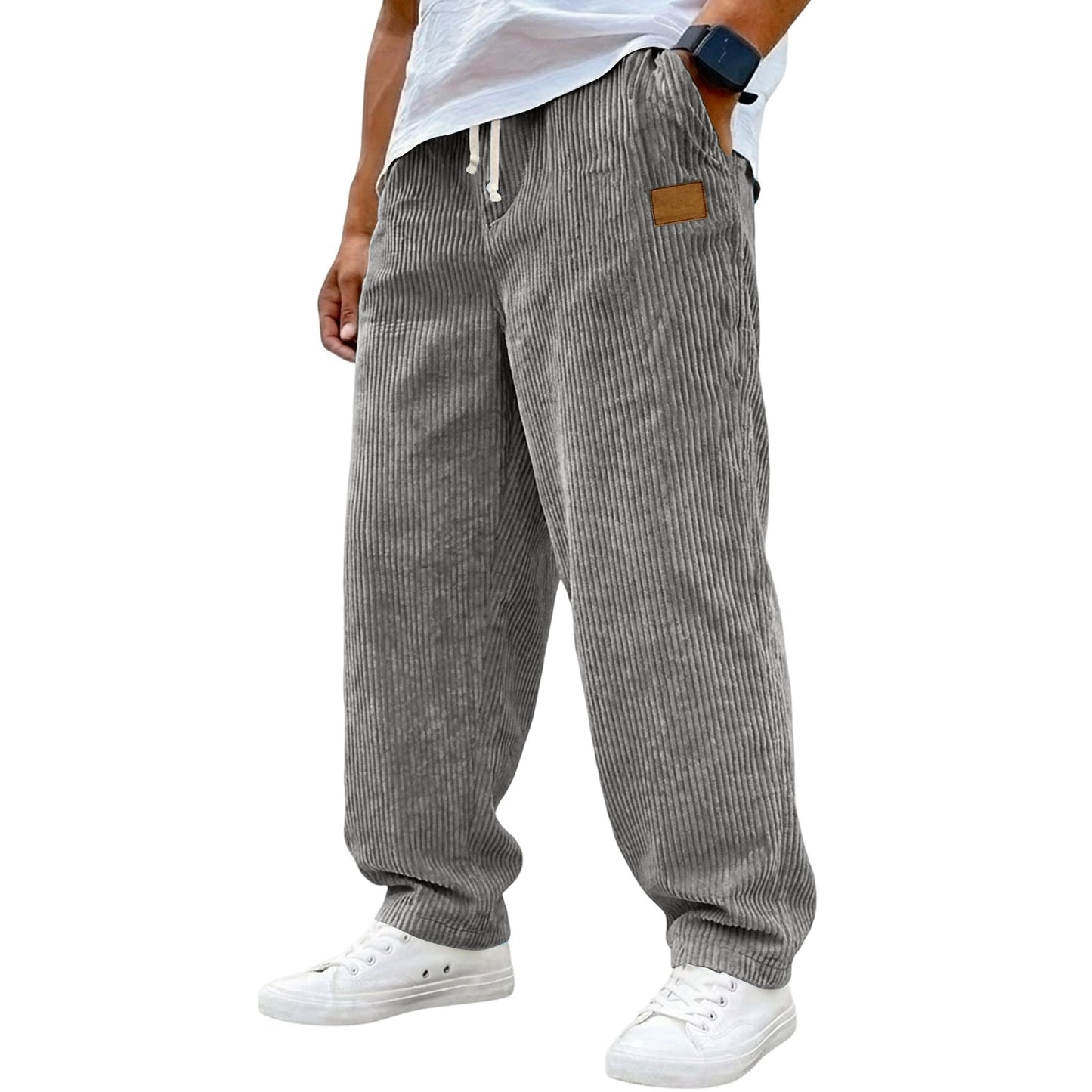 Men's Straight Leg Corduroy Pants