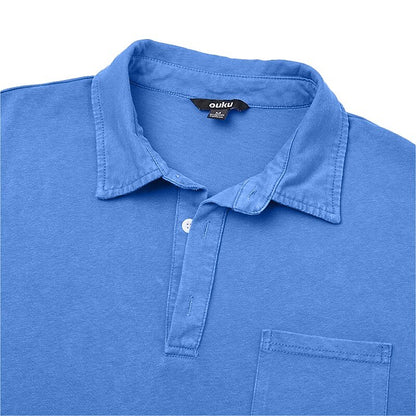Broken-In Cotton Polo Shirt