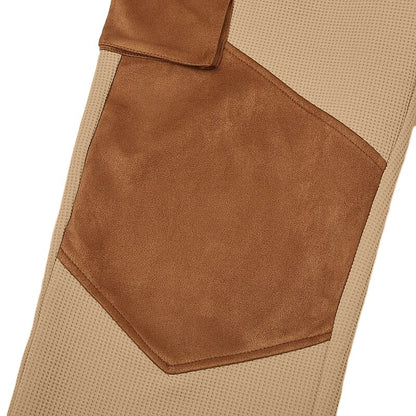 Colorblock Waffle Cargo Pants