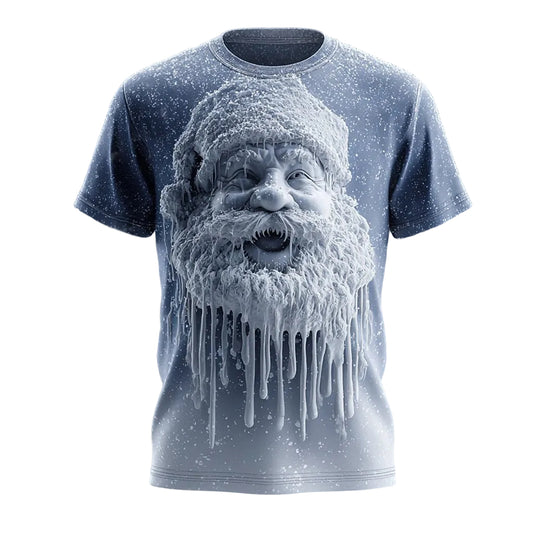 Designer Santa Christmas Graphic Tee