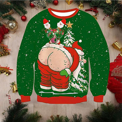 Christmas Santa Festive Holiday Merry Sweatshirt