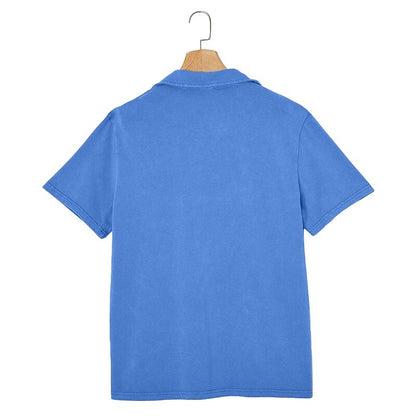 Broken-In Cotton Polo Shirt