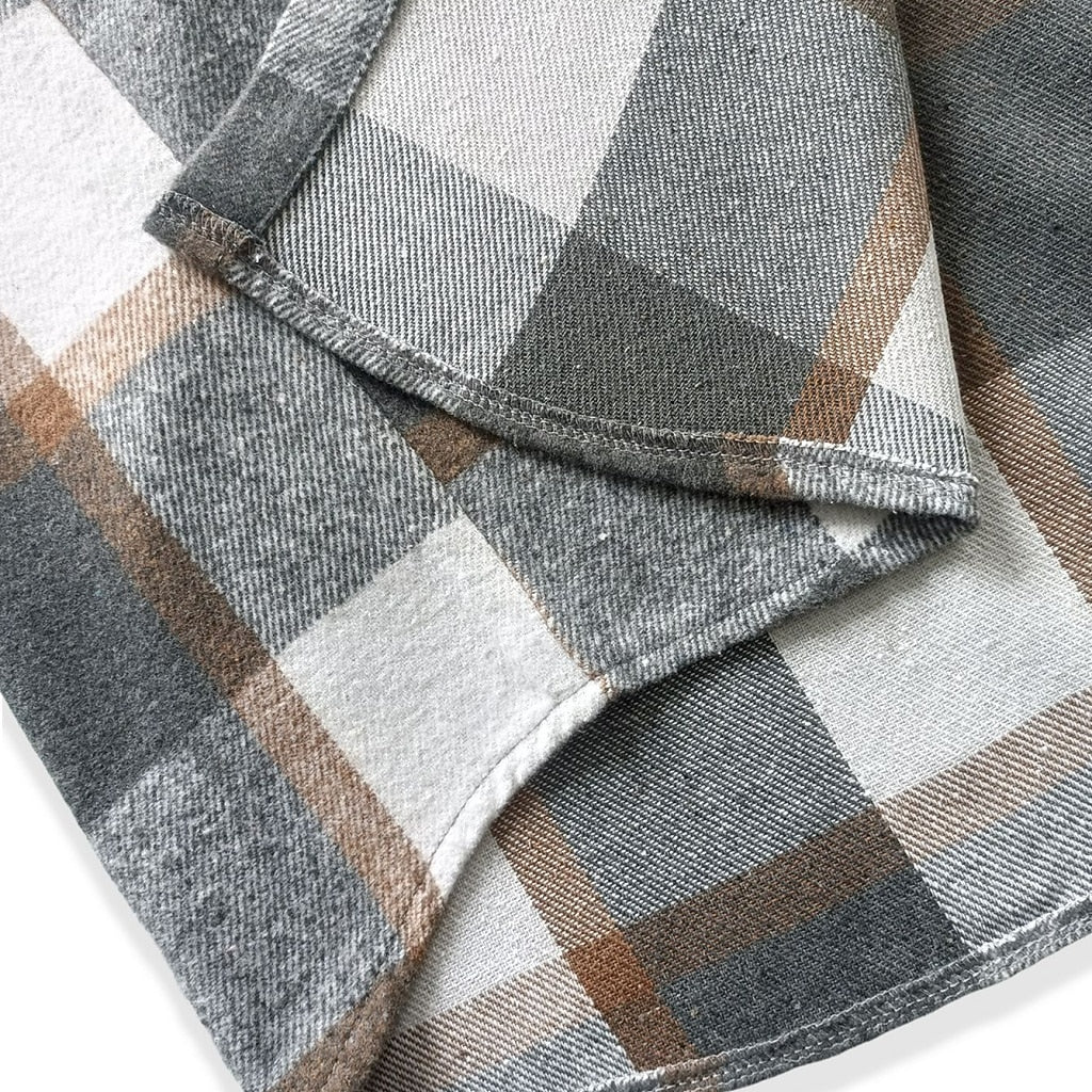 Classic Plaid Button Up Flannel Shirt