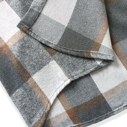 Classic Plaid Button Up Flannel Shirt
