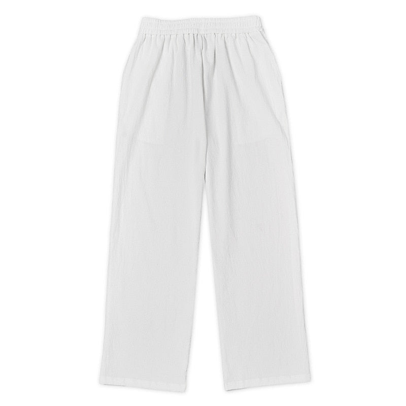 Cotton Linen Pants 2-Piece Set