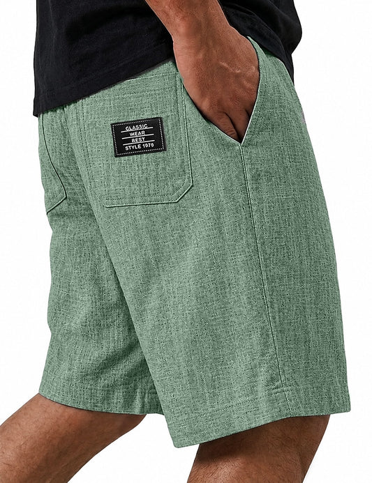 Comfort Linen Shorts With Pockets