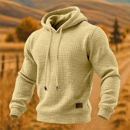 Classic Textured Waffle Hoodie