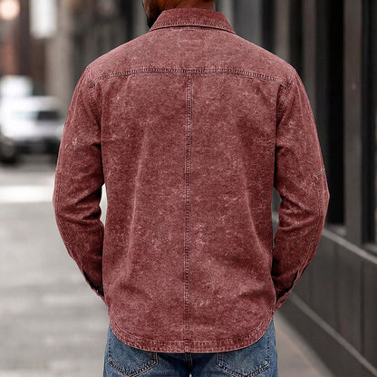 Broken-In Comfort Washed Cotton Polo Shirt
