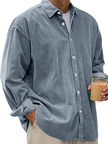 Men's Corduroy Button Up Shirt