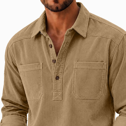 Corduroy Multi Pocket Work Shirt