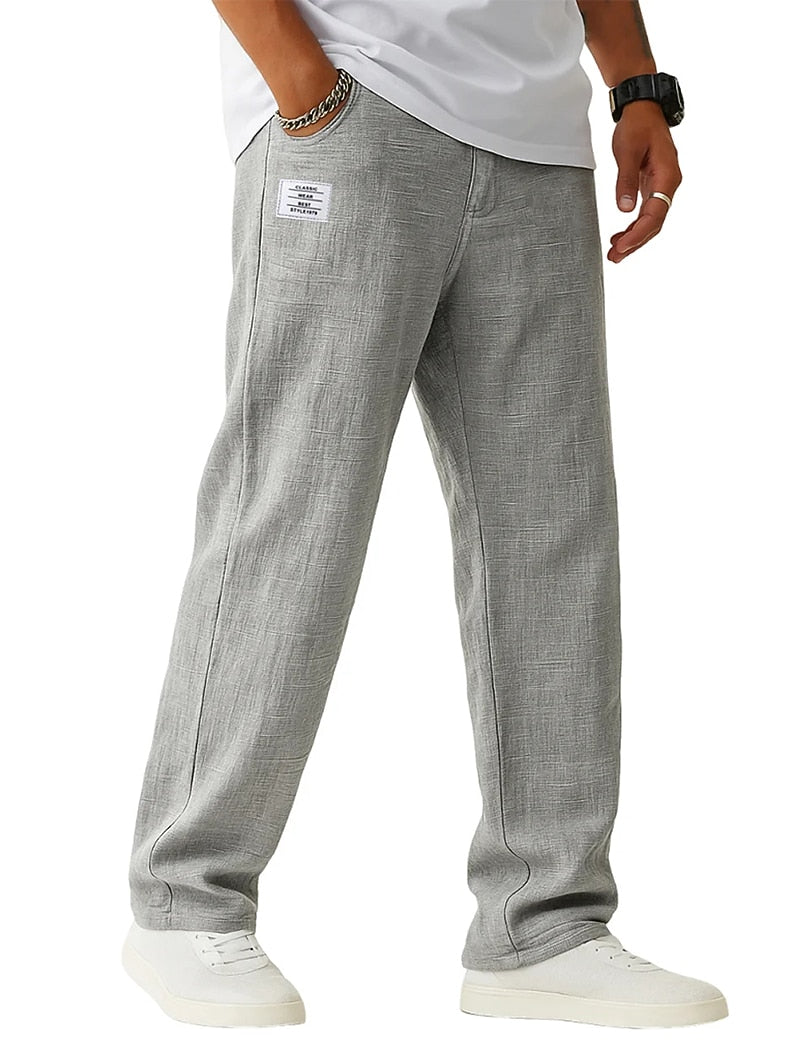 Lightweight Linen Pants - Breathable Everyday Wear for Men